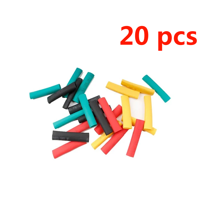 Picture of Heat Shrink Tubing Wire Wrap Cable Sleeve Assortment 2:1 Electric Insulation Tube Kit 2 Color 2 Size 20pcs