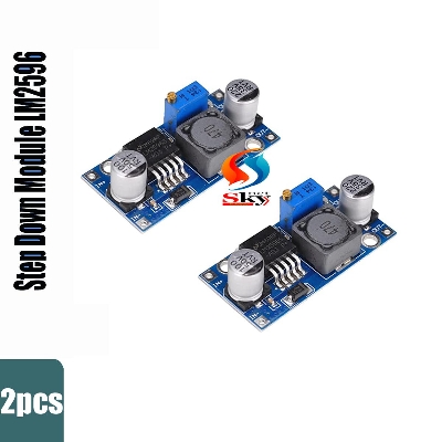 Picture of 2pcs-LM2596 DC Step-down Adjustable Power DC Voltage Converter 3V-35V