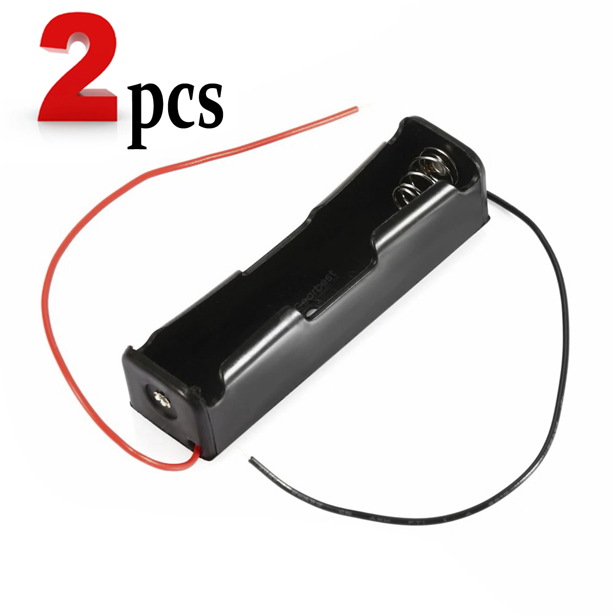Picture of 3.7V / 4.2V 18650 One Lithium Battery Storage Case Box Holder-2pcs