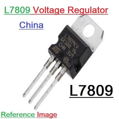 Picture of 2Pcs- LM7809 L7809CV L7809 7809 9V 1.5A Voltage Regulator IC 3 Pin TO-220 Package Fixed 9V Positive Voltage Regulator IC Chip Electrical Circuitry & Parts