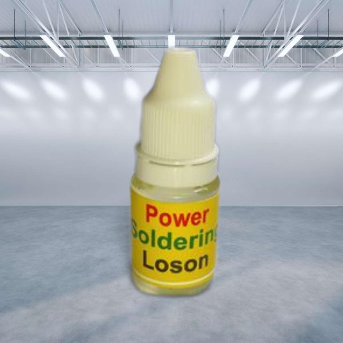 Picture of Powerful Rosin Soldering Agent No-Clean Flux White Stainless Steel Plate 18650 Battery Welding Water Flux