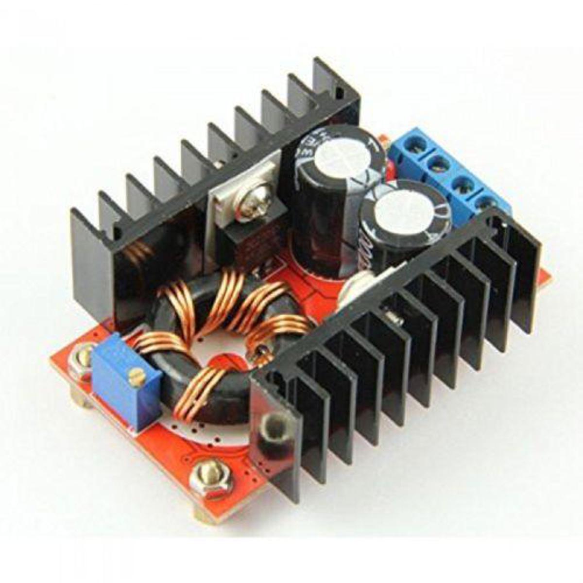 Picture of 150W DC-DC Boost Converter Dual Heat Sink 10-32V to 12-35V Step Up Module Adjustable Power Voltage