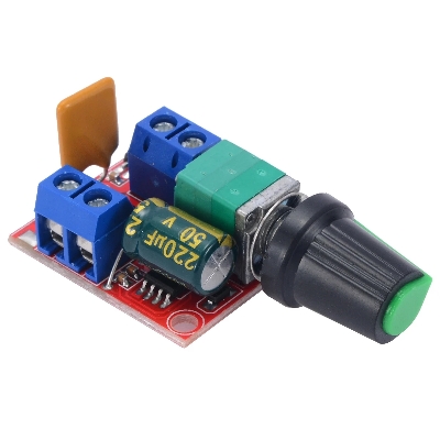 Picture of High-Quality 5V-28V 12V 24V 5A PWM DC Motor Speed Control Switch Controller Volt Regulator LED Dimmer Tool Professional - DC Motor Speed Control
