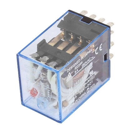 Picture of 14 pin AC 220V/240V Coil 14 Pin DPDT Power Electromagnetic Relay
