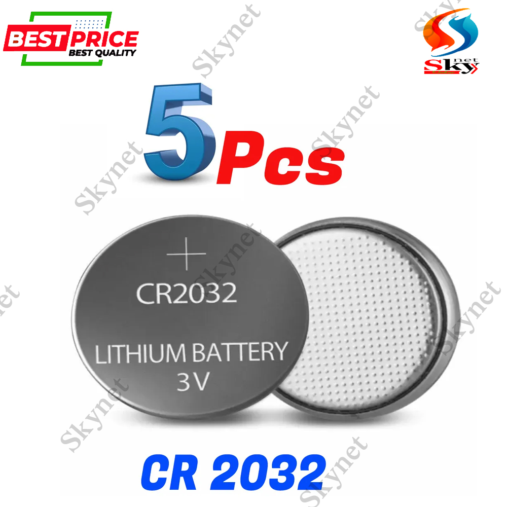 Picture of 5pcs 2032 Lithium Coiin Battery Use For Blood Suger Machine, Mother Board- 3V