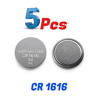 Picture of 5 pcs 1616 Lithium Coin Battery Use For Car or Bike Key Fobs, Remote Controls, Thermometers, Wireless Doorbells, Glucometers,