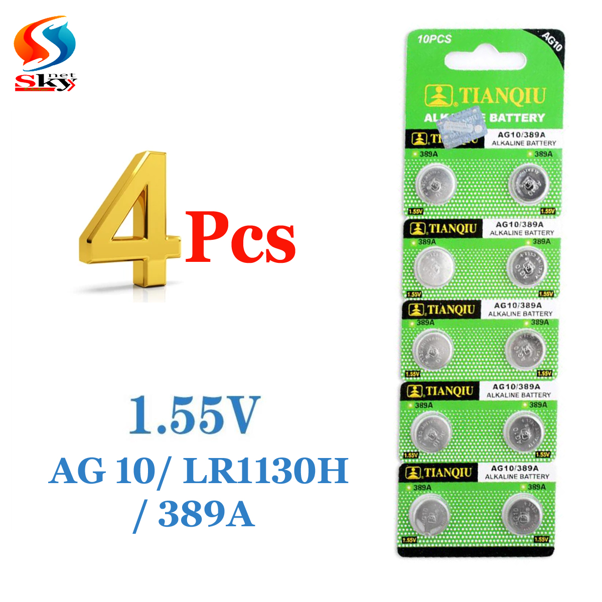 Picture of AG 10/ LR1130H / 389A Button cell Alkaline Battery
