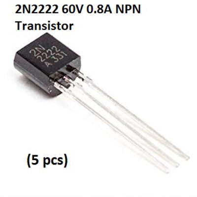 Picture of 2N2222 60V 0.8A Npn Transistor (5 Pc)