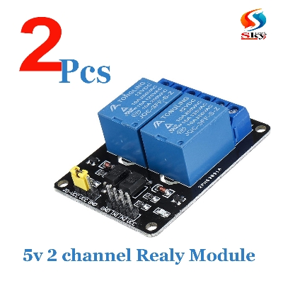 Picture of 2pcs-2 Channel 5V Relay Board Module