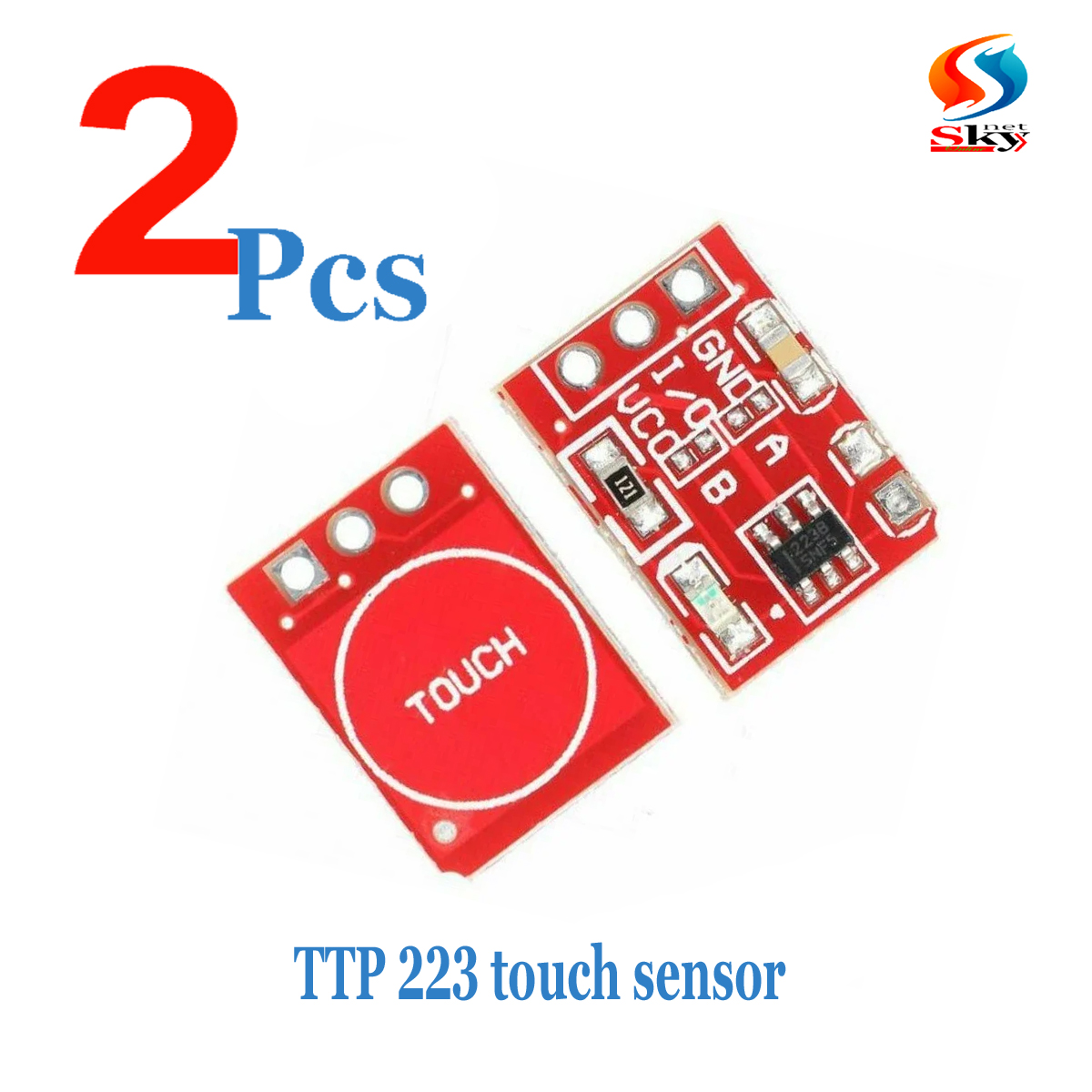 Picture of 2 PCS- TTP223 Capacitive Touch Sensor Module