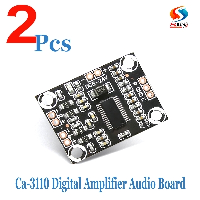 Picture of 2pcs-15W Stereo Audio Amplifier Board Class D TPA3110 For Multimedia speaker DVD players Game Machines Music instruments Similar Replace Pam8610 CA-3110