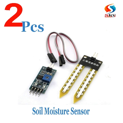 Picture of 2pcs-Soil Moisture Sensor Module Soil Hydrometer Humidity Detector