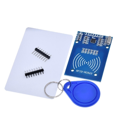 Picture of RFID MFRC-522 RC522 RF IC Card Sensor Module With S50 Key Card Keychain For Arduino UNO Mega 2560 R3 Nano Raspberry Pi NFC RFID Card Reader Module Kit