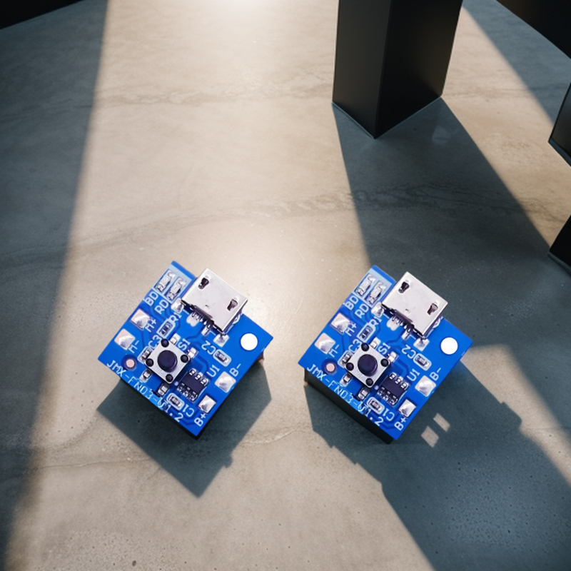 Picture of 2Pcs- 3 Step Fan Speed Control Mini Rechargeable Fan Circuit Battery 3.7V-4.2V