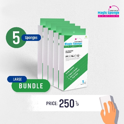 Picture of Clean World Magic Sponge 12x7x2.5cm Melamine Sponge Foam Cleaning Sponge Eraser Dirt Remove Cleaning Tools