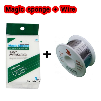 Picture of Magic Sponge Eraser Sponge Cleaner Foam & soldering wire