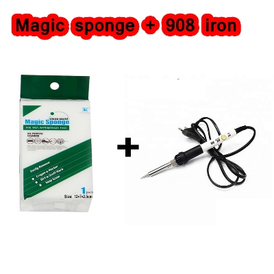 Picture of Magic Sponge Eraser Sponge Cleaner Foam & soldering iron 908