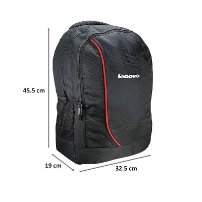 Picture of Lenovo Laptop Backpack Black & Red Colour