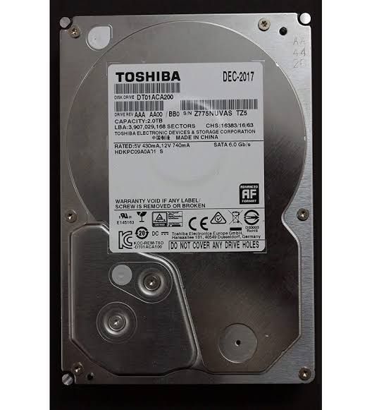 Picture of Toshiba WD Hard Disk 2TB Sata PC Internal