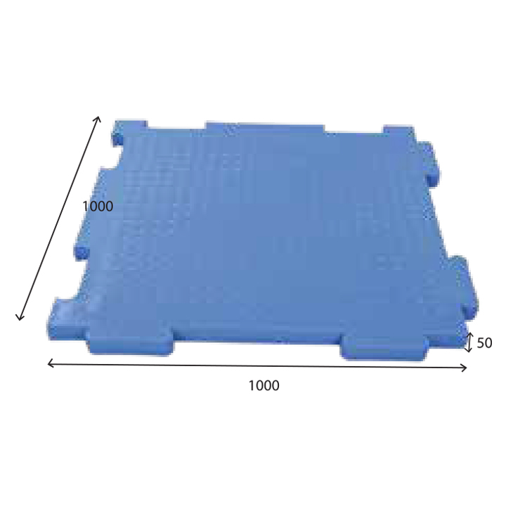 Picture of Support 1000X1000X50mm interlocking flr Panel Blue