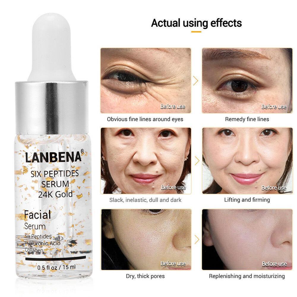 Picture of Lanbena Six Peptides Serum 24k Gold