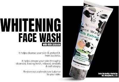 Picture of YC Whitening Face Wash with Milk Extract - 100 ML Deep Cleansing Extra Moisturizing