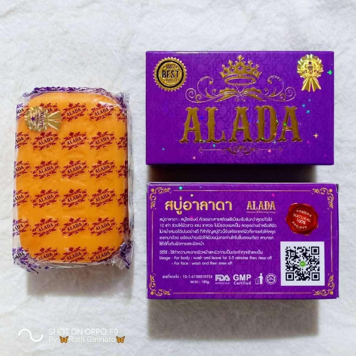 Picture of Alada Whitening Soap Natural Extract Face & Body Naturally Brightening 160g