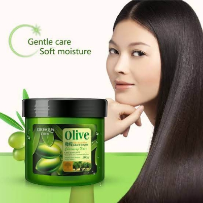 Picture of BIOAQUA Original Olive Hair Keratin Mask For Dry Damaged Hair-500gm