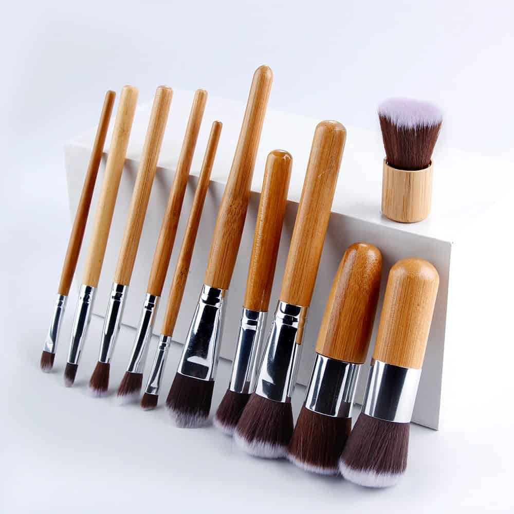 Picture of Beakley Bamboo makeup brush set-11pcs