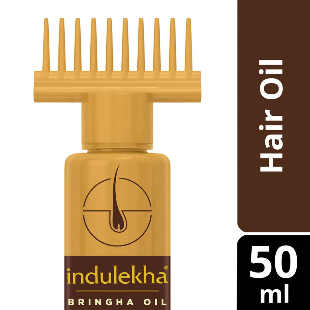 Picture of Indulekha Bringha Ayurvedic Hair Oil-50ml ( Hair Fall Control, with Amla & Coconut Oil )