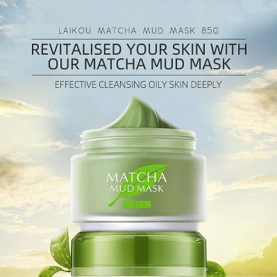 Picture of Laikou Matcha Mud Mask Facial Mask Cream - 85gm