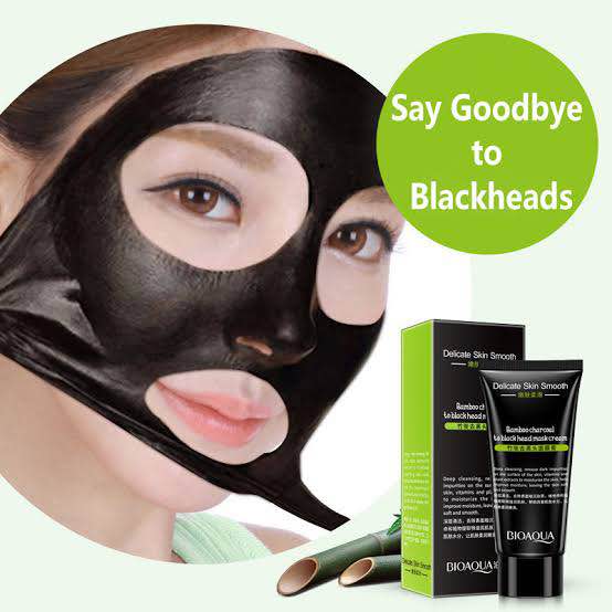 Picture of Bioaqua Bamboo Charcoal Black Facial Mask - 60gm