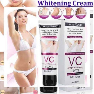 Picture of Pretty cowry VC Underarm Whitening Cream for Bikini Elbow Armpit Knee Dark Area Lightening-50gm