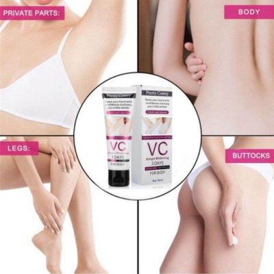 Picture of Pretty cowry VC Underarm Whitening Cream for Bikini Elbow Armpit Knee Dark Area Lightening-50gm