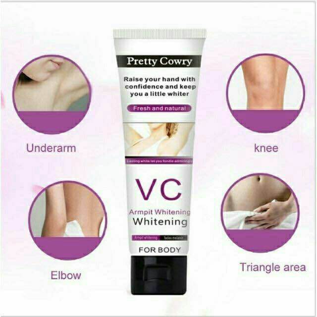 Picture of Pretty cowry VC Underarm Whitening Cream for Bikini Elbow Armpit Knee Dark Area Lightening-50gm