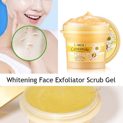 Picture of LAIKOU Camomile Natural Organic Facial Exfoliator Scrub Peeling Cream Face Gel Skin Care Body Scrub Cream -120gm