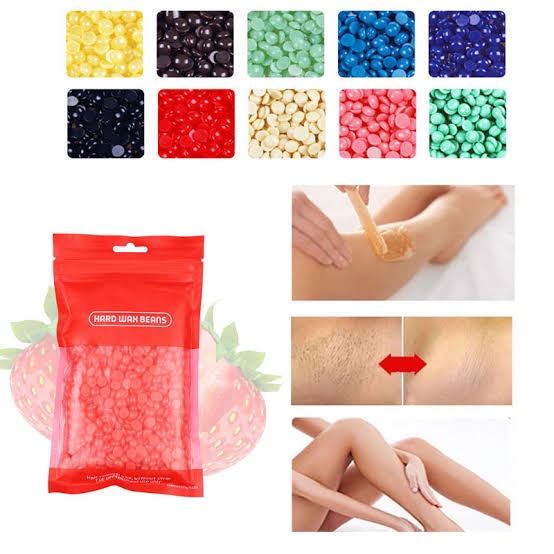 Picture of Hair Removal Hard Wax Beans for Men Women Stripless Depilatory Wax -200gm
