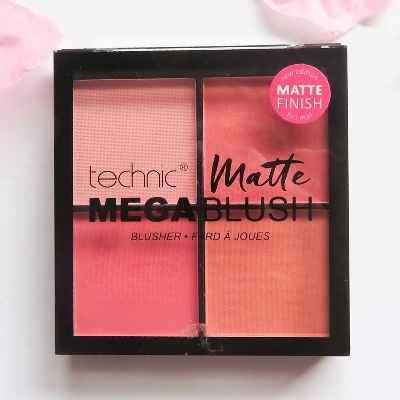Picture of Technic Matte Mega Blush Palette - Highly Pigmented, 4 Colors, Long-Lasting 11.2g