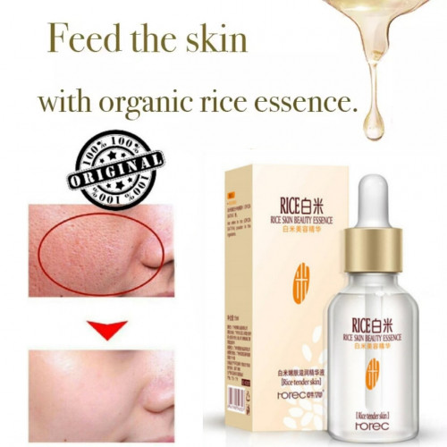 Picture of White Rice face Serum skin care -Wrinkles Dark Spots & anti-aging Sun Damage Corrector-15ml