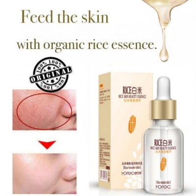Picture of White Rice face Serum skin care -Wrinkles Dark Spots & anti-aging Sun Damage Corrector-15ml
