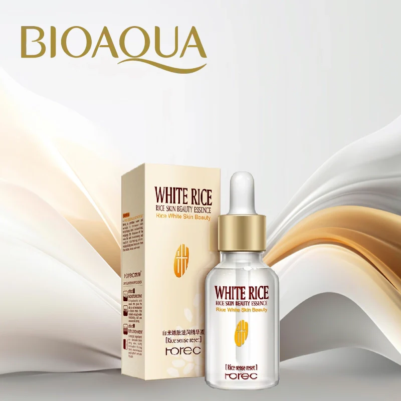 Picture of White Rice face Serum skin care -Wrinkles Dark Spots & anti-aging Sun Damage Corrector-15ml
