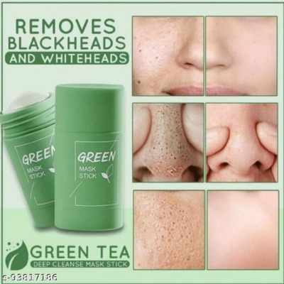 Picture of Green Tea Purifying Clay Stick Mask for Deep Clean Pore Blackhead Remover-30gm