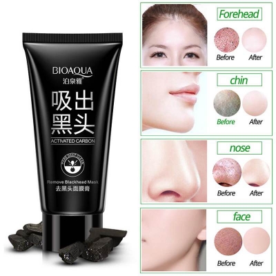 Picture of Bioaqua Bamboo Charcoal Black Facial Mask - 60gm