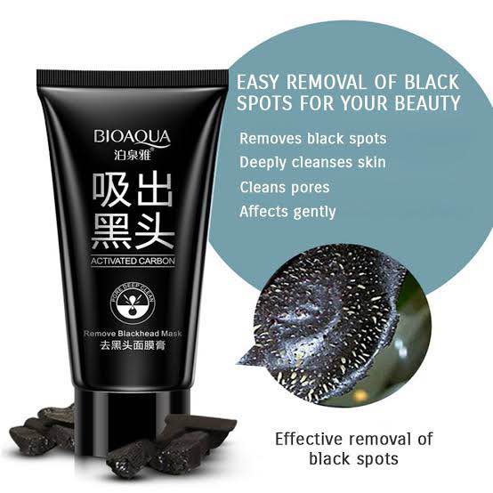 Picture of Bioaqua Bamboo Charcoal Black Facial Mask - 60gm