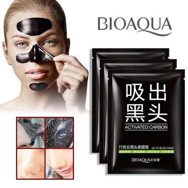 Picture of BIOAQUA Facial Blackhead Remover Peel Off Minerals Mud Pore Mask-2pcs