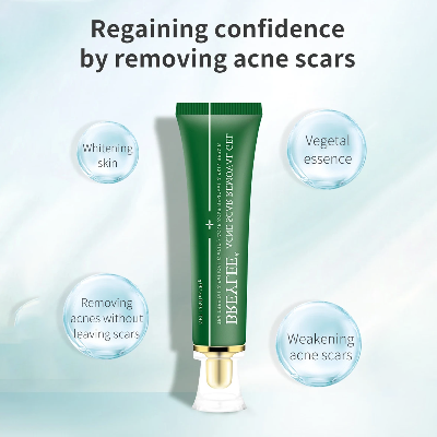 Picture of BREYLEE Acne Scar Removal Gel Fade Acne Marks Spots Remove Skin Pigmentation Soothing Prevent Acne Treatment Serum Essence -30gm