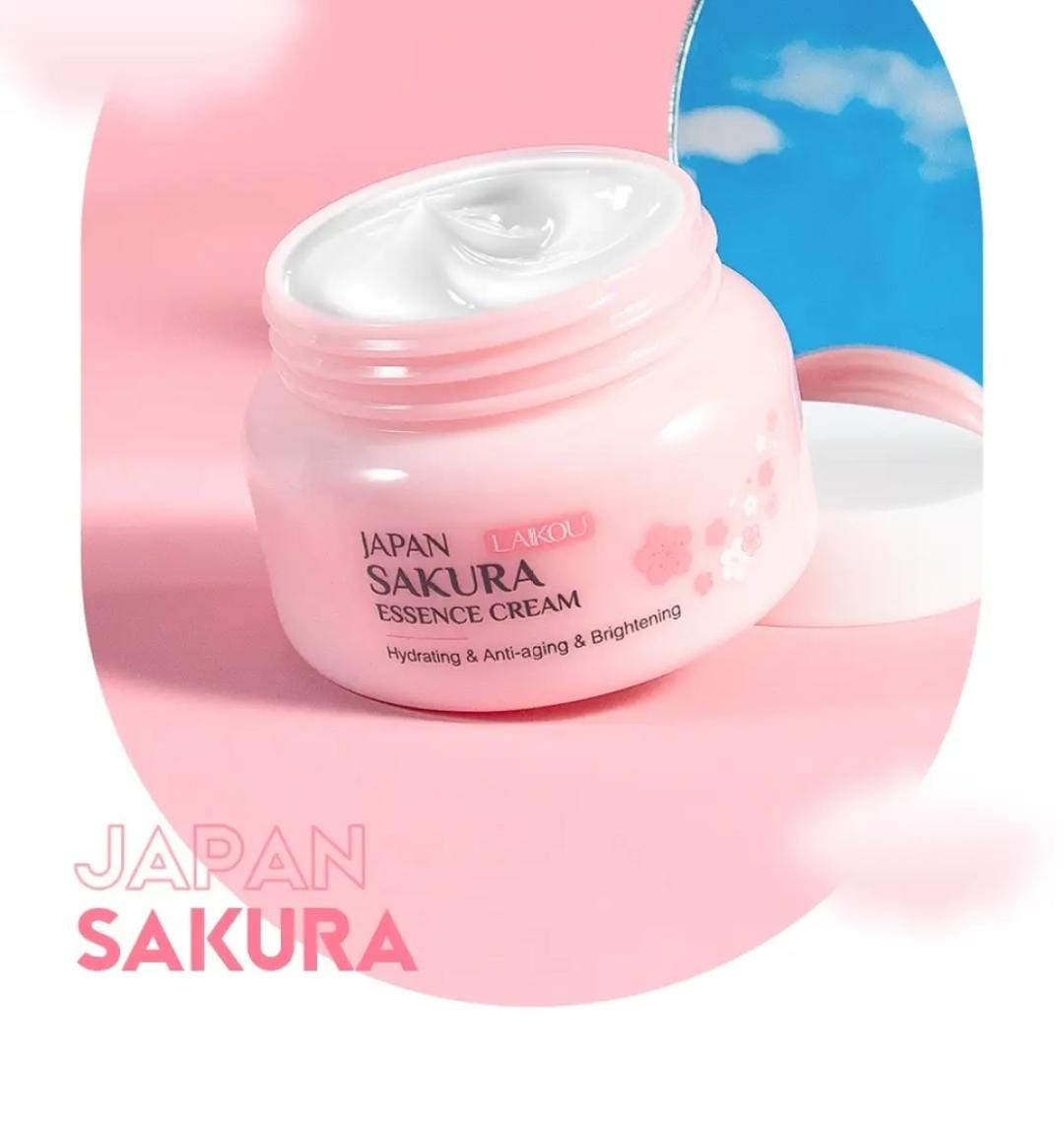 Picture of LAIKOU JAPANESE CHERRY BLOSSOMS ESSENCE CREAM- 25G