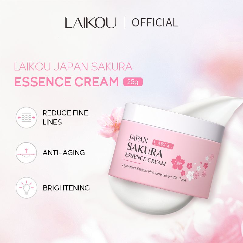 Picture of LAIKOU JAPANESE CHERRY BLOSSOMS ESSENCE CREAM- 25G