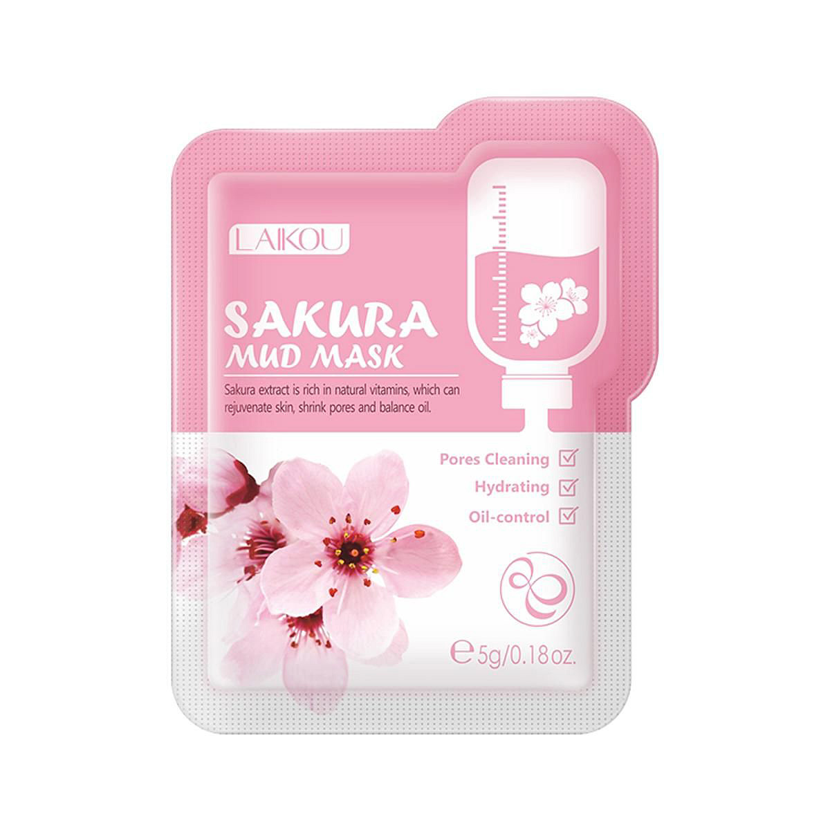 Picture of Laikou sakura  Mud 5g Face Mask- [1ps]