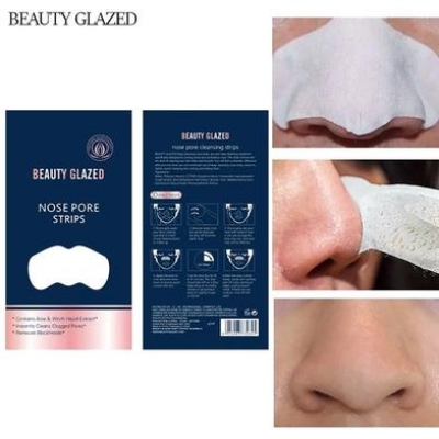 Picture of Beauty Glazed Blackhead Acne Remover Clear Black Head Nose Strips-3pcs